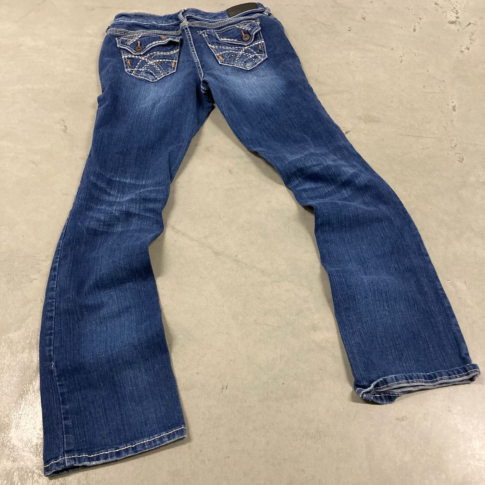 Vintage y2k low rise twentyone black bootcut Jeans 29x31 Size US 29 - 2 Thumbnail
