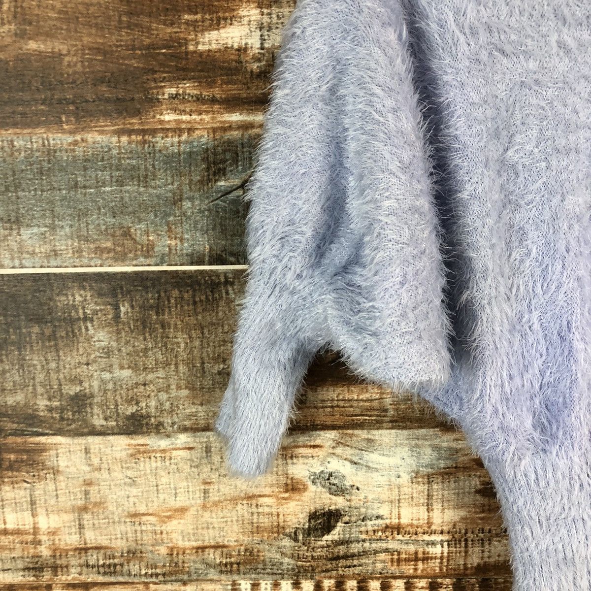 Homespun Knitwear DL Japanese Brand Blue Cloaks Knitwear #C229 Size S / US 4 / IT 40 - 15 Thumbnail
