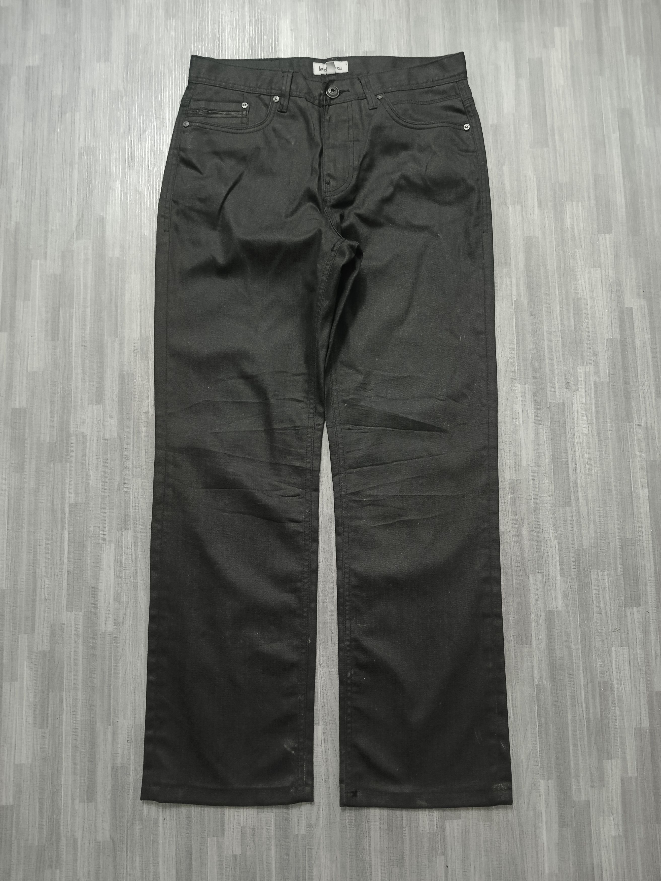 Other BLACK WAXED LE CHATEAU DENIM PANTS Size US 30 / EU 46 - 2 Thumbnail
