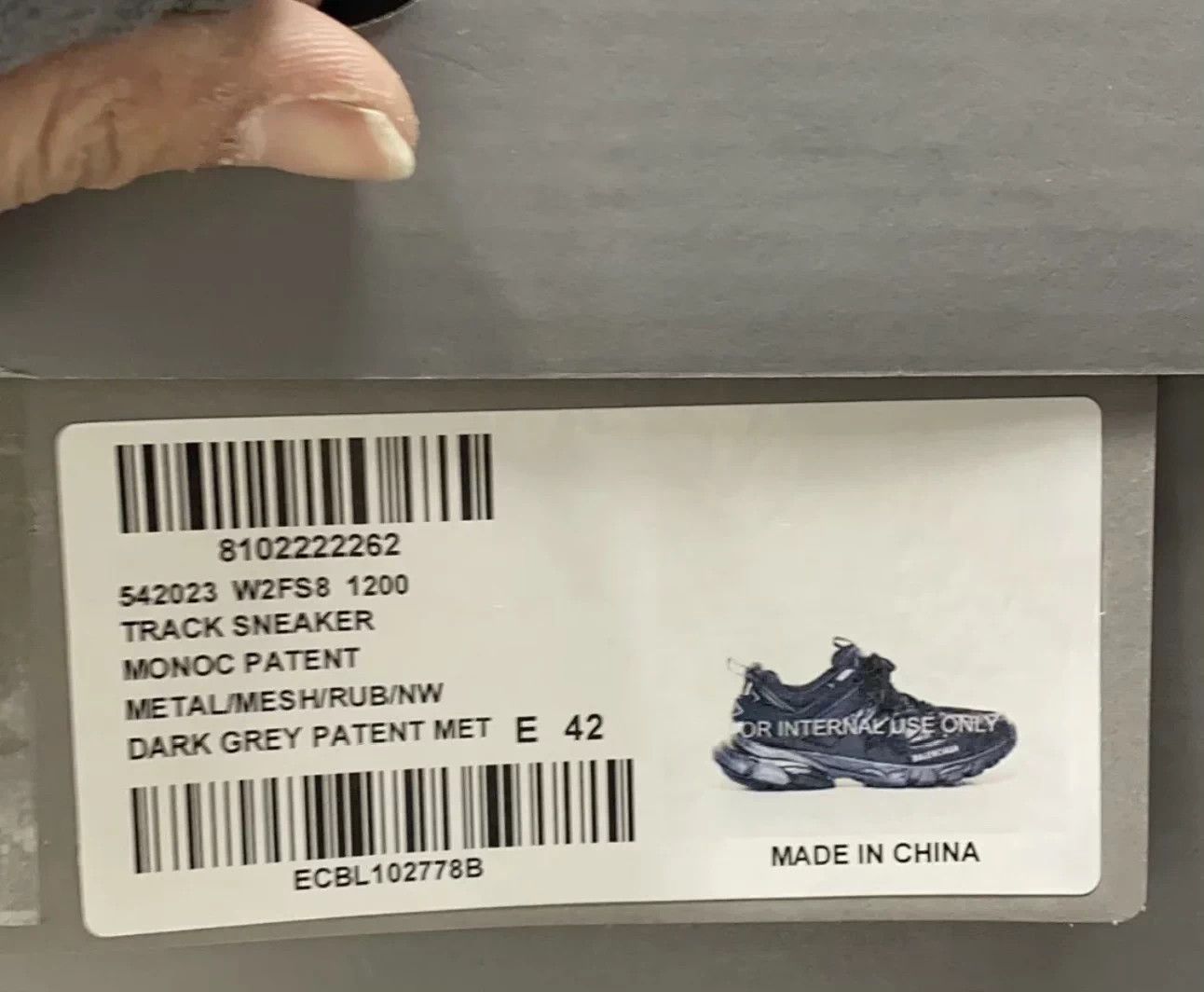 Balenciaga Balenciaga Track Deep Blue 42 New Original Box Size US 9 / EU 42 - 9 Thumbnail