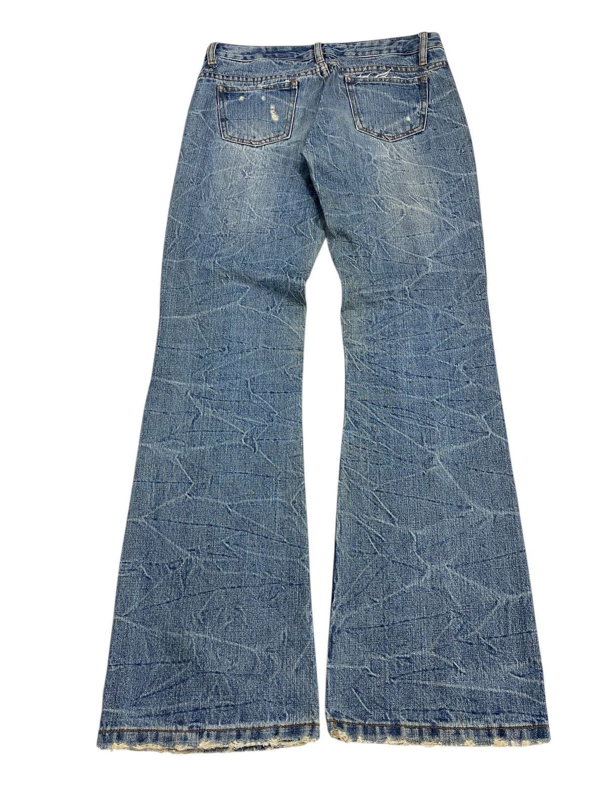 Hysteric Glamour Flare Daily Topics Japan Whisker Clawn Marks Honeycomb Size US 29 - 2 Thumbnail