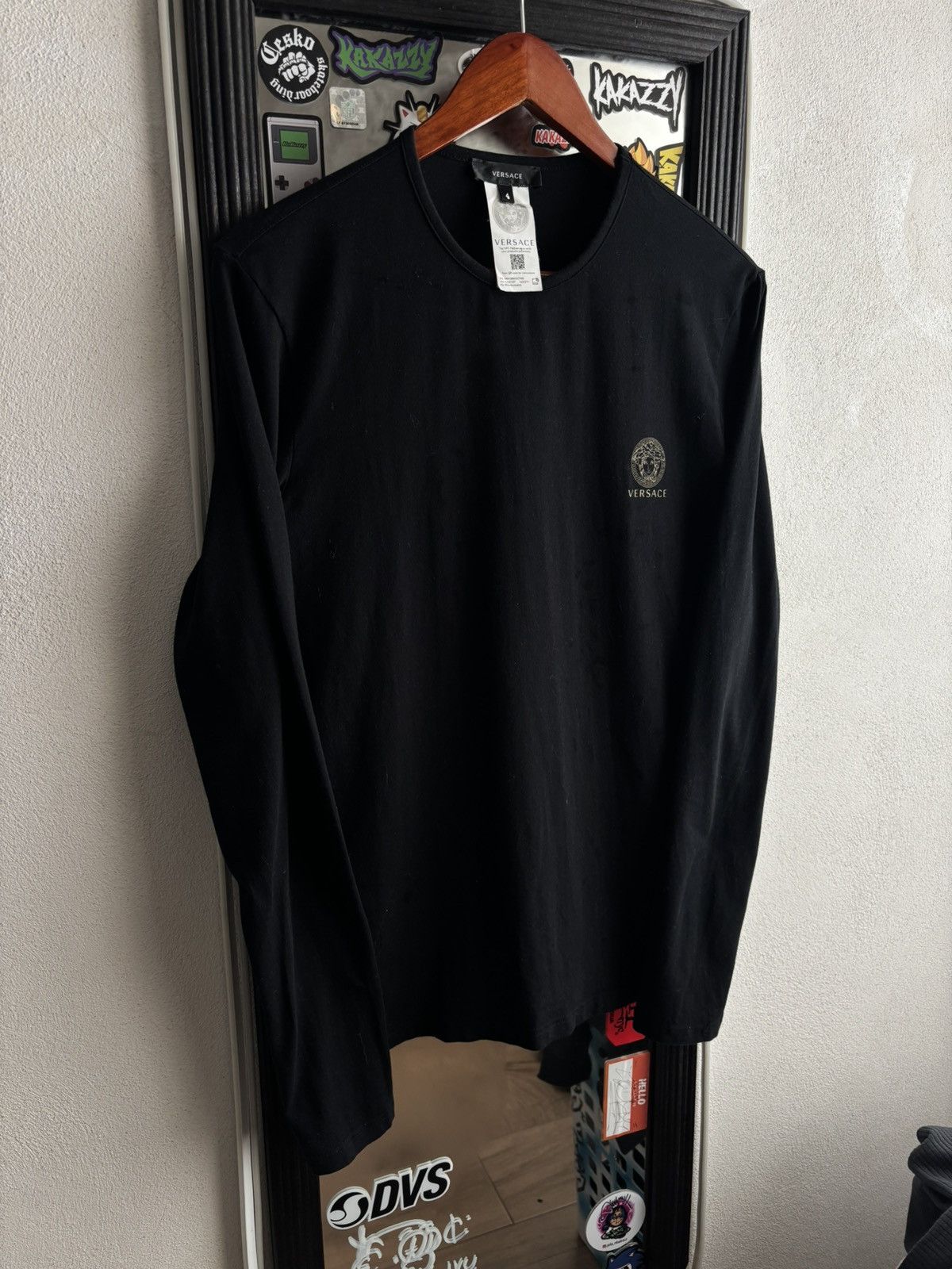 Versace Versace medusa Logo long Sleeve Size US S / EU 44-46 / 1 - 1 Thumbnail