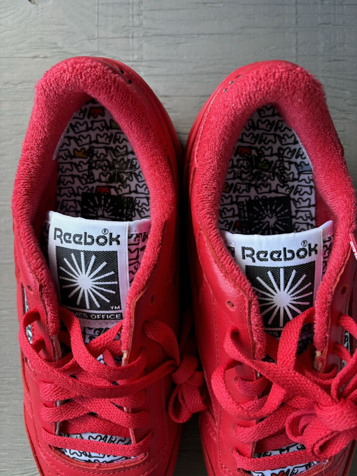 Other × Reebok Reebok x Eames Office Elephant Leather Vector Red October Size US 7 / EU 40 - 5 Thumbnail
