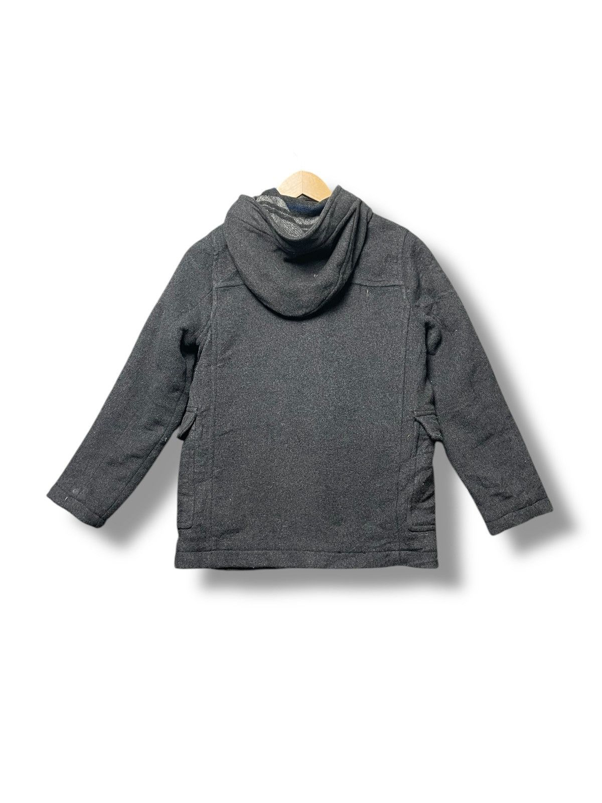 Gap × Vintage Vintage Gap Kids Wool Hooded Coat (46) Size US S / EU 44-46 / 1 - 3 Thumbnail