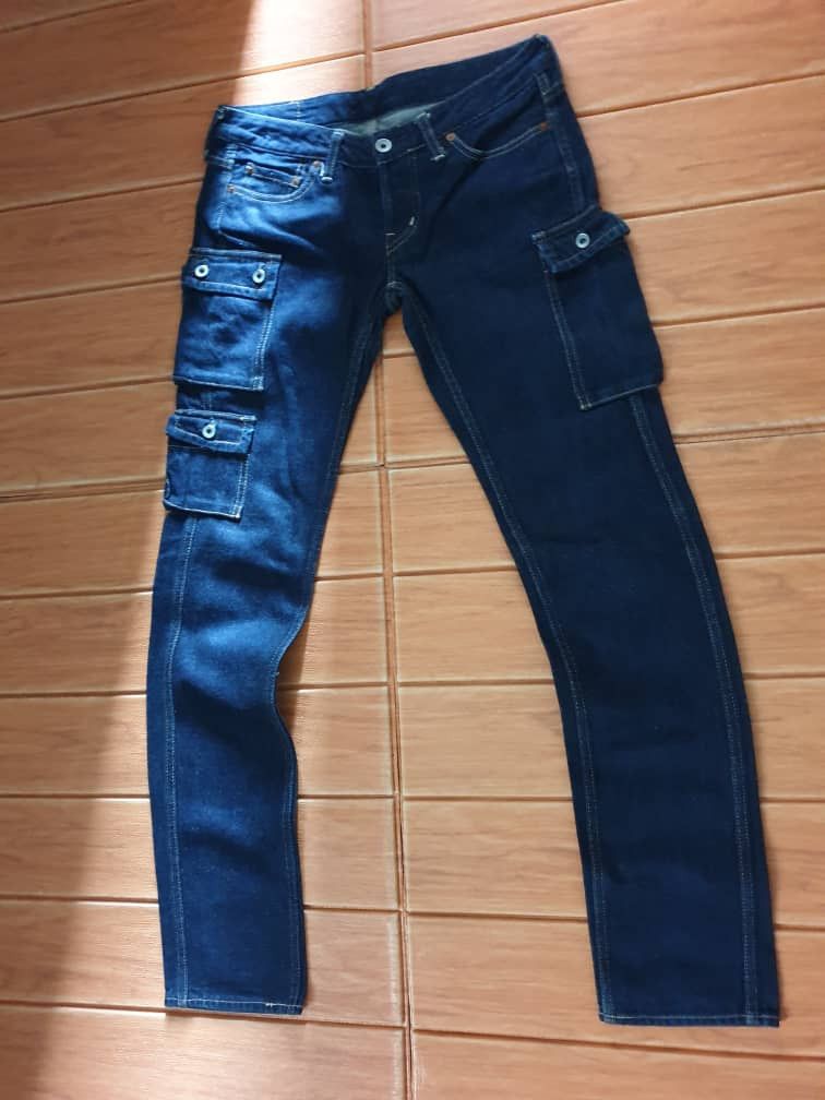 Japanese Brand 💥John bull multipocket denim jeans Size 30" / US 8 / IT 44 - 11 Thumbnail