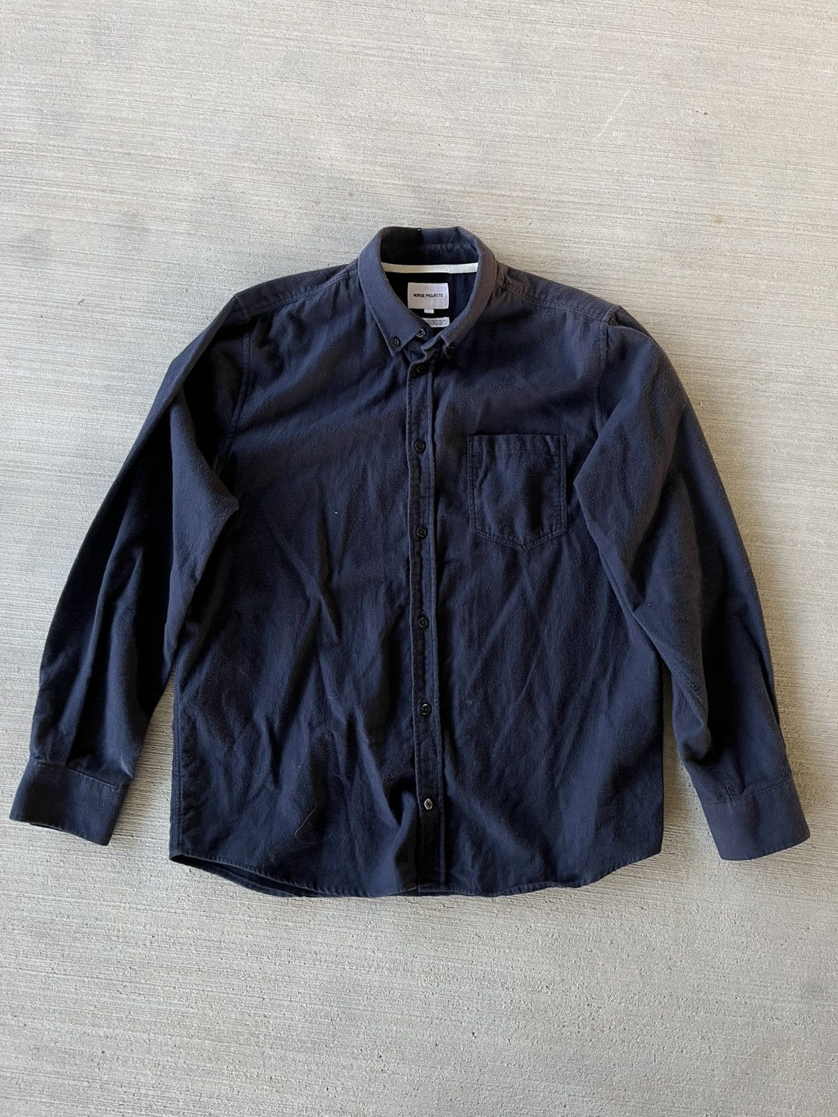Norse Projects Norse Projects Anton Navy Flannel Size US M / EU 48-50 / 2 - 1 Thumbnail