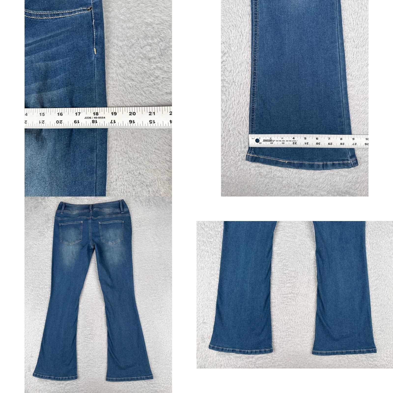 Old Navy Old Navy Jeans Women 31 Blue Denim Flared Mid Rise Cotton Blend 31x31 Midiross Jeans Women 31 Blue Denim Flared Mid Rise Cotton Blend 31x31 Size 24" / US 00 / IT 34 - 9 Thumbnail