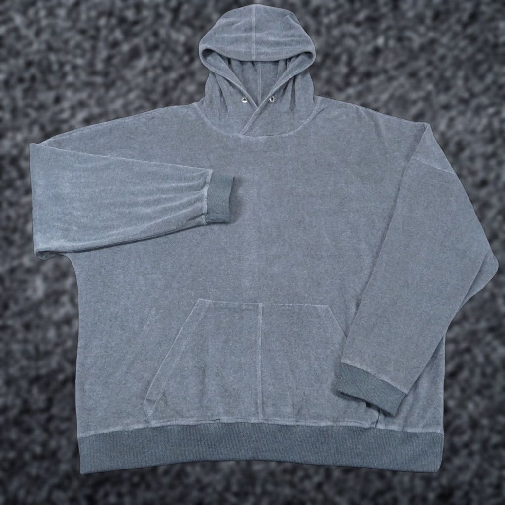 Vintage VINTAGE Daniel Patrick Hoodie Men XL Grey French Terry Microfiber Oversized Sweater Hood Size US XL / EU 56 / 4 - 1 Thumbnail