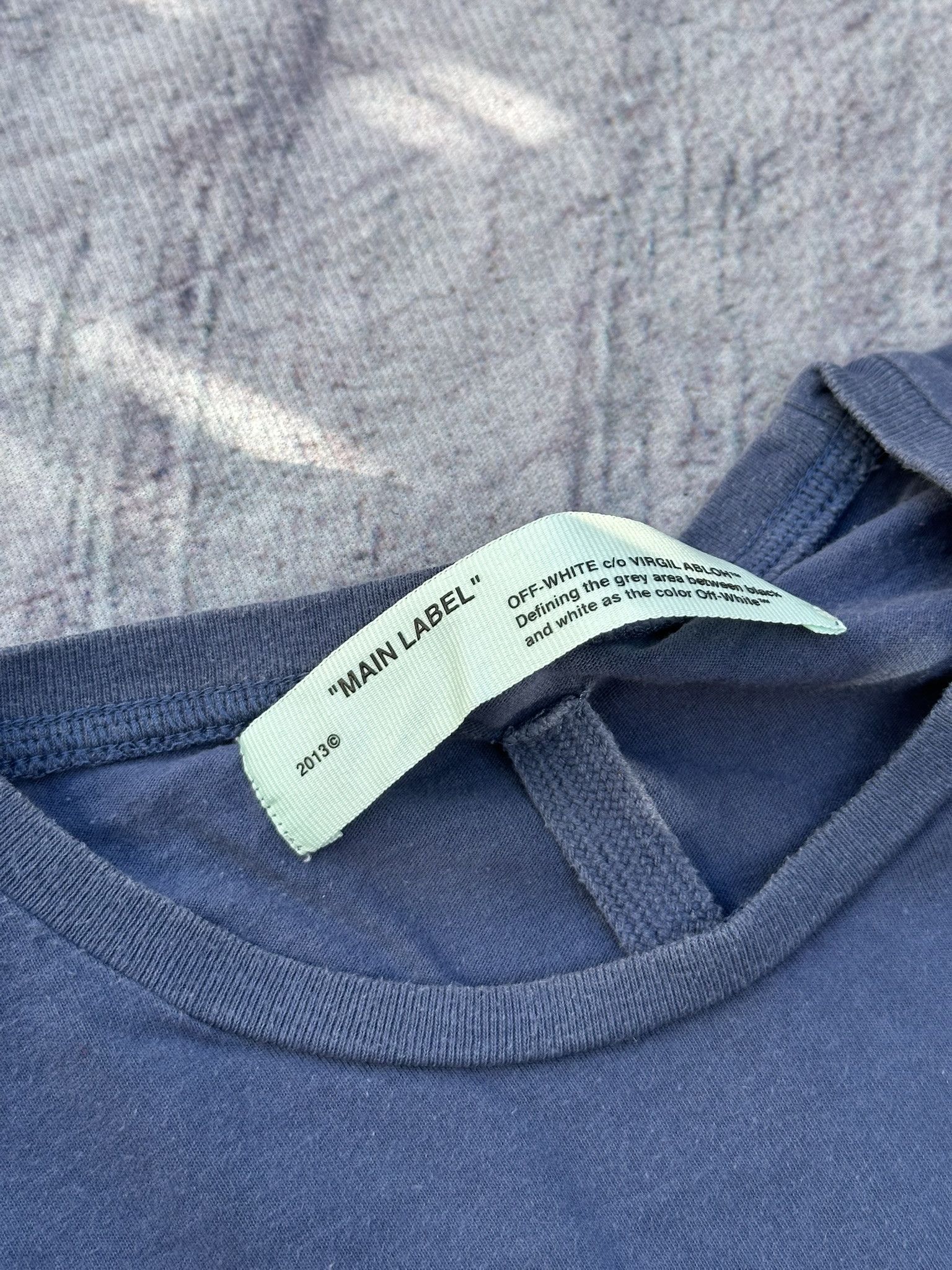 Off-White Off-White T-Shirt Summer 1863 Navy Impressionism Logo size M Size US M / EU 48-50 / 2 - 8 Thumbnail