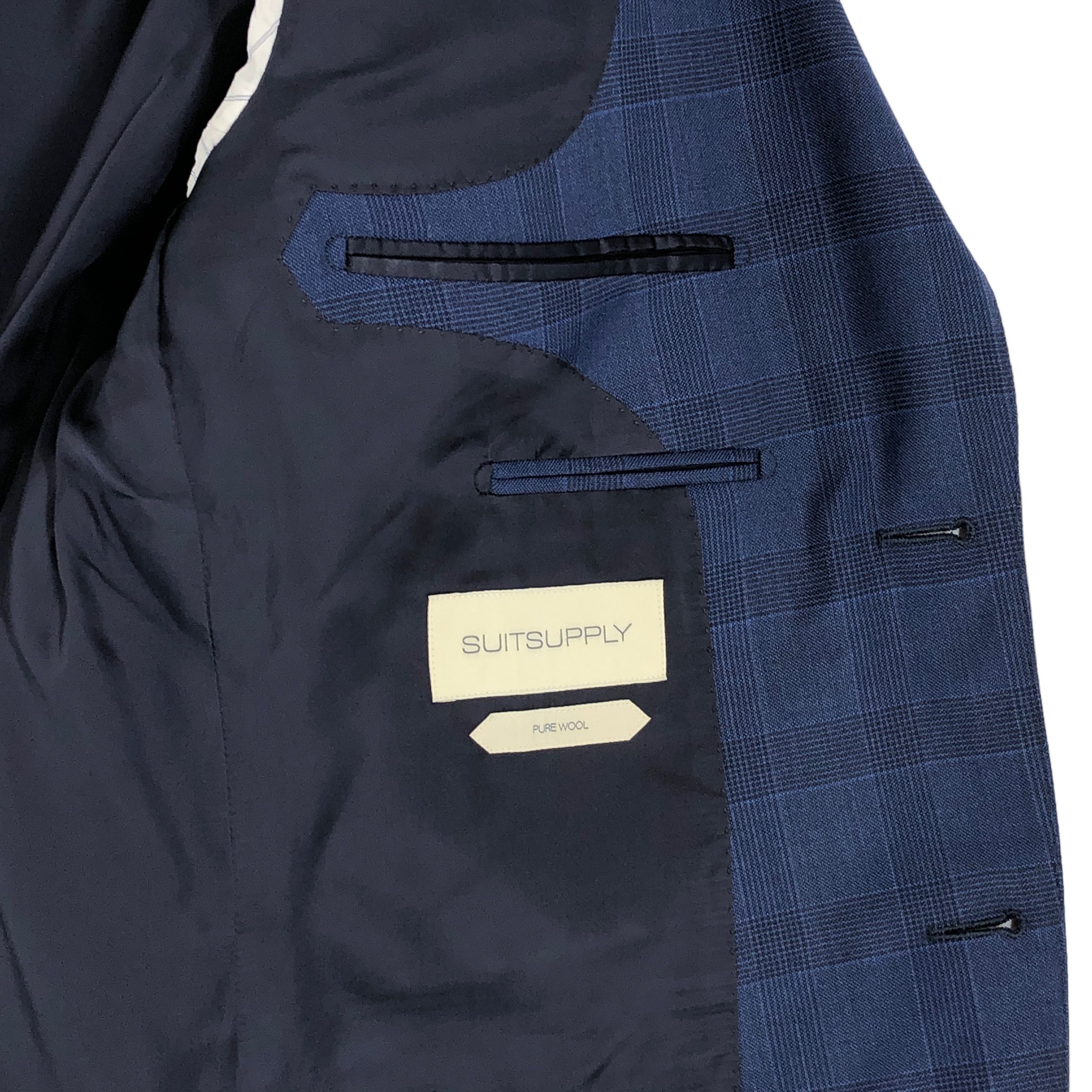 Suitsupply Napoli Single Breasted Wool Blazer Size EU:48; UK:38; US:38R Size 38R - 7 Thumbnail