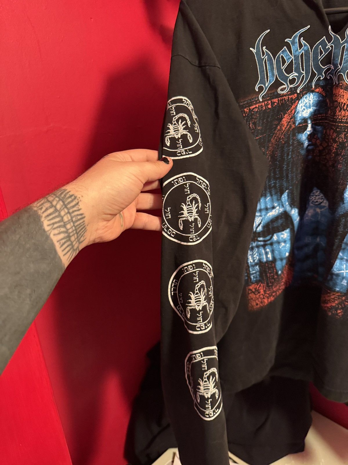 Vintage BEHEMOTH THELMA6 TOUR LONGSLV. - 2000 Size US XL / EU 56 / 4 - 3 Thumbnail