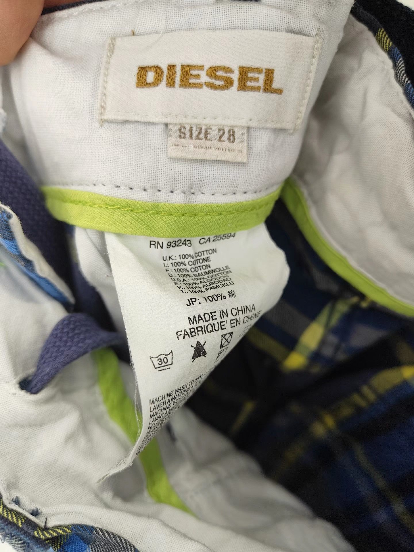 Diesel Diesel Men's Fashion Casual Shorts K29 Size US 28 / EU 44 - 5 Thumbnail