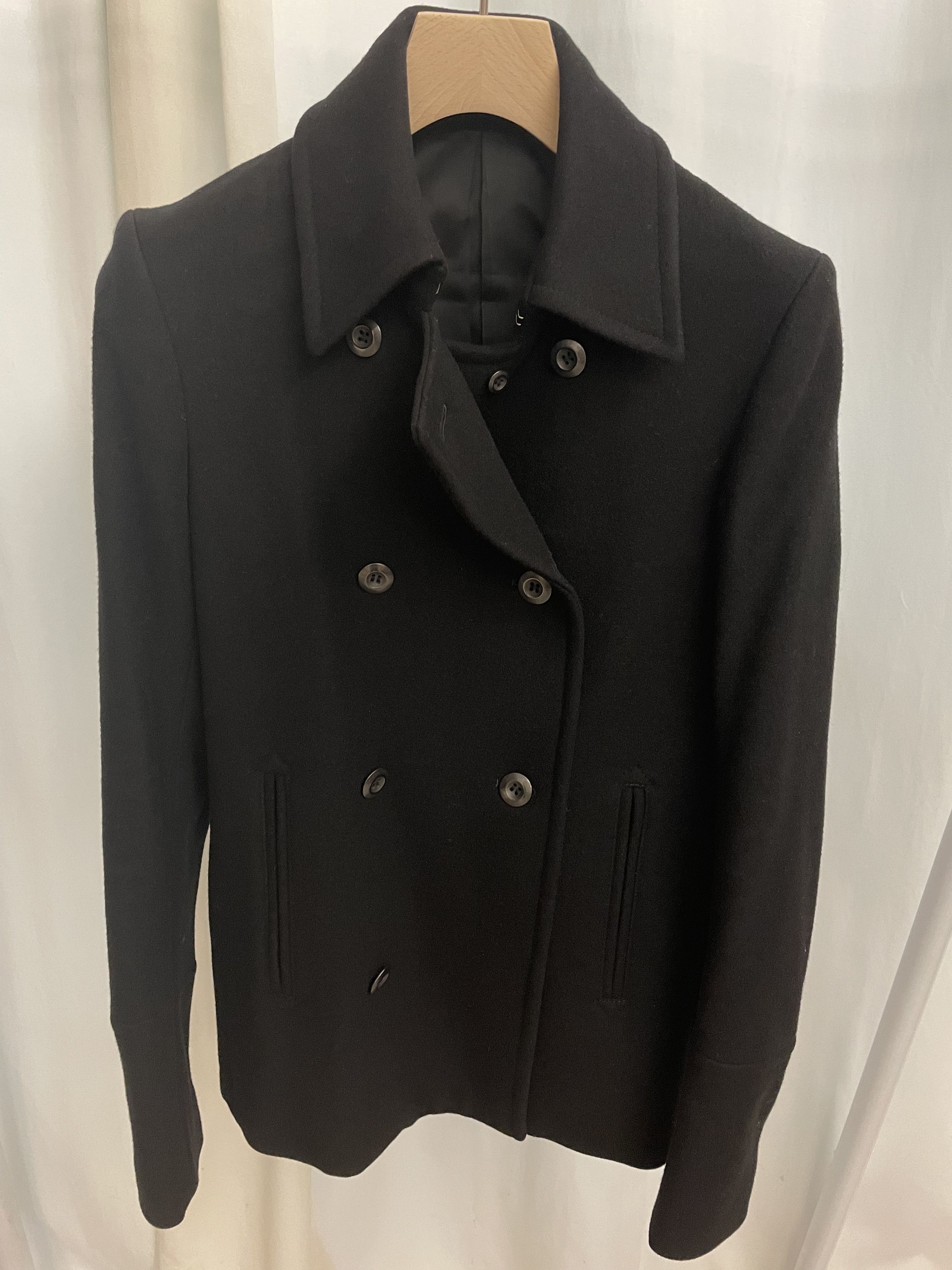 Attachment Heavy wool short pea coat Size US S / EU 44-46 / 1 - 2 Thumbnail