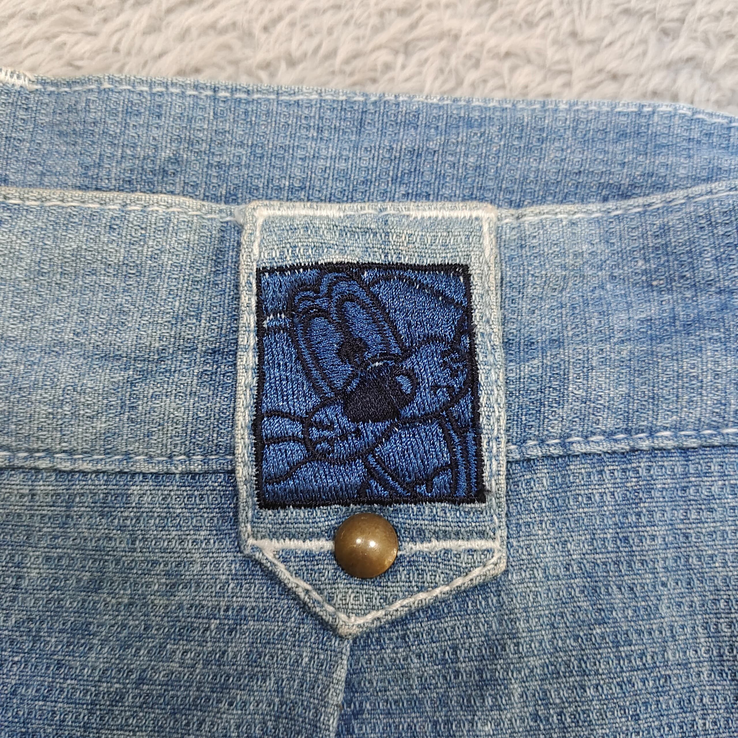 Louis Feraud Jean Louis Fradet High-Waisted Pleated,Embroidered Rose Logo Size US 30 / EU 46 - 7 Thumbnail