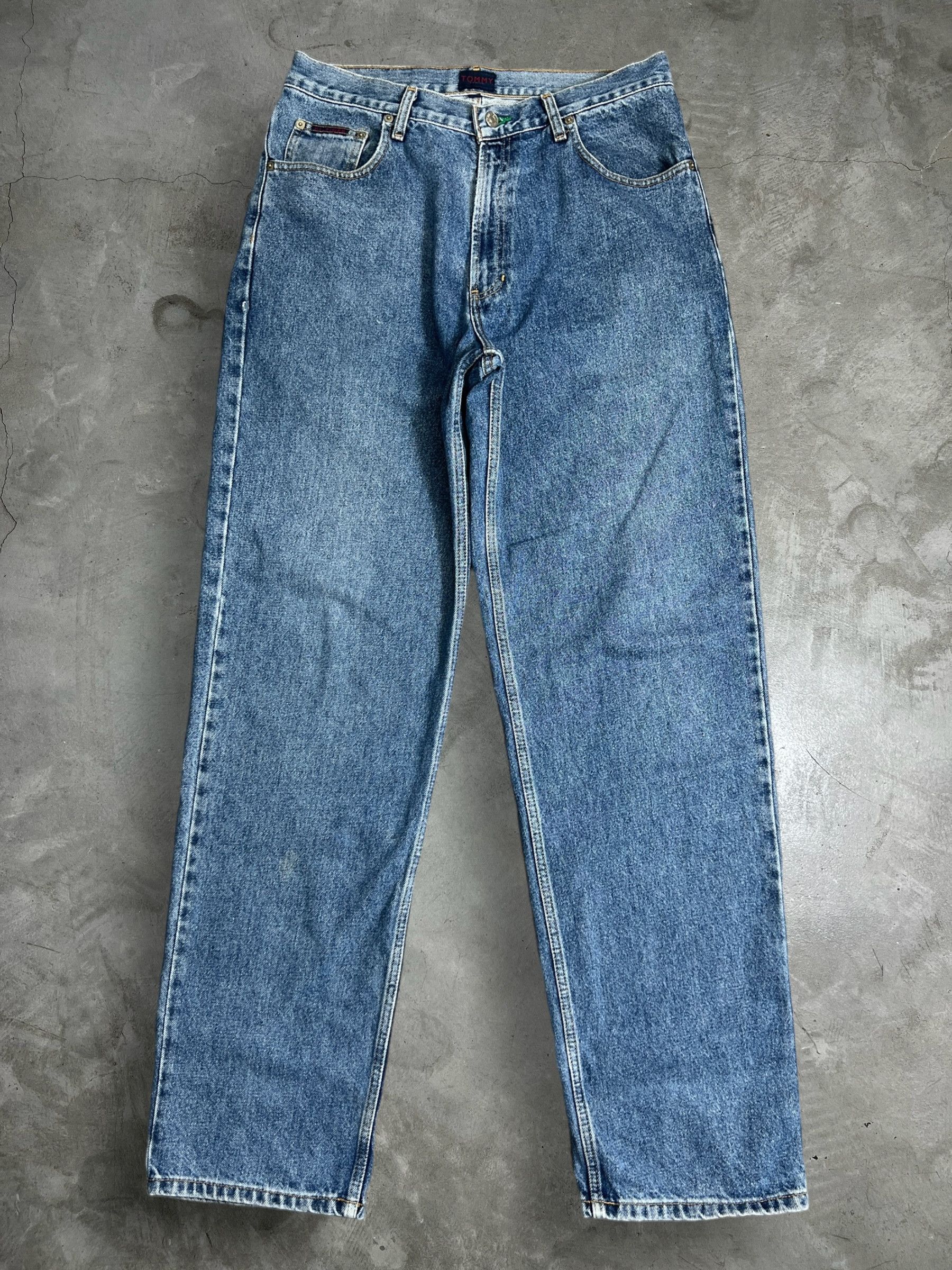Tommy Hilfiger × Vintage Vintage Tommy Hilfiger Jeans Relaxed Fit Denim JK434 Size US 34 / EU 50 - 5 Thumbnail