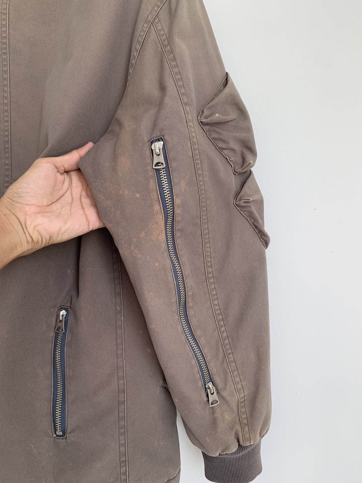 Neighborhood Neighborhood Punk Zipper Biker Distressed Jacket Size US S / EU 44-46 / 1 - 17 Thumbnail