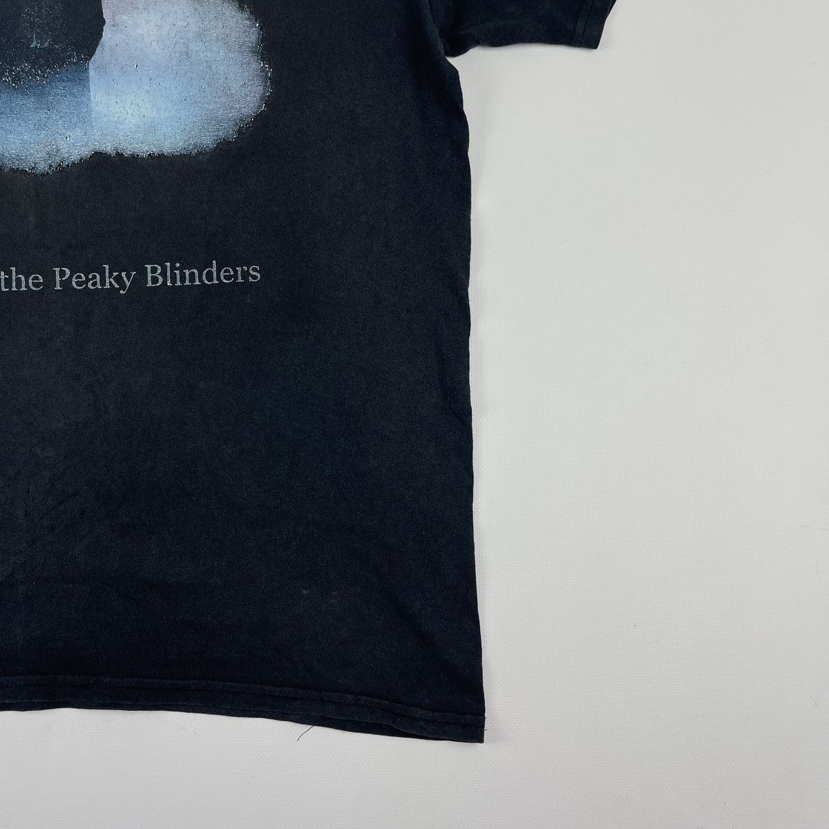 Vintage Peaky Blinders Faded Black Box Fit T shirt Size US L / EU 52-54 / 3 - 3 Thumbnail