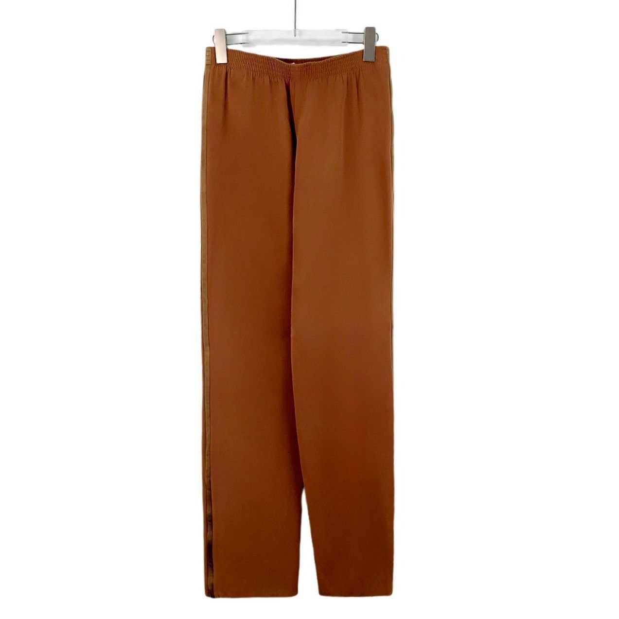 Chloe CHLOE French Made Marron Rouge Silk Elastane Casual Pants Si Size 36" / US 14 / IT 50 - 7 Thumbnail