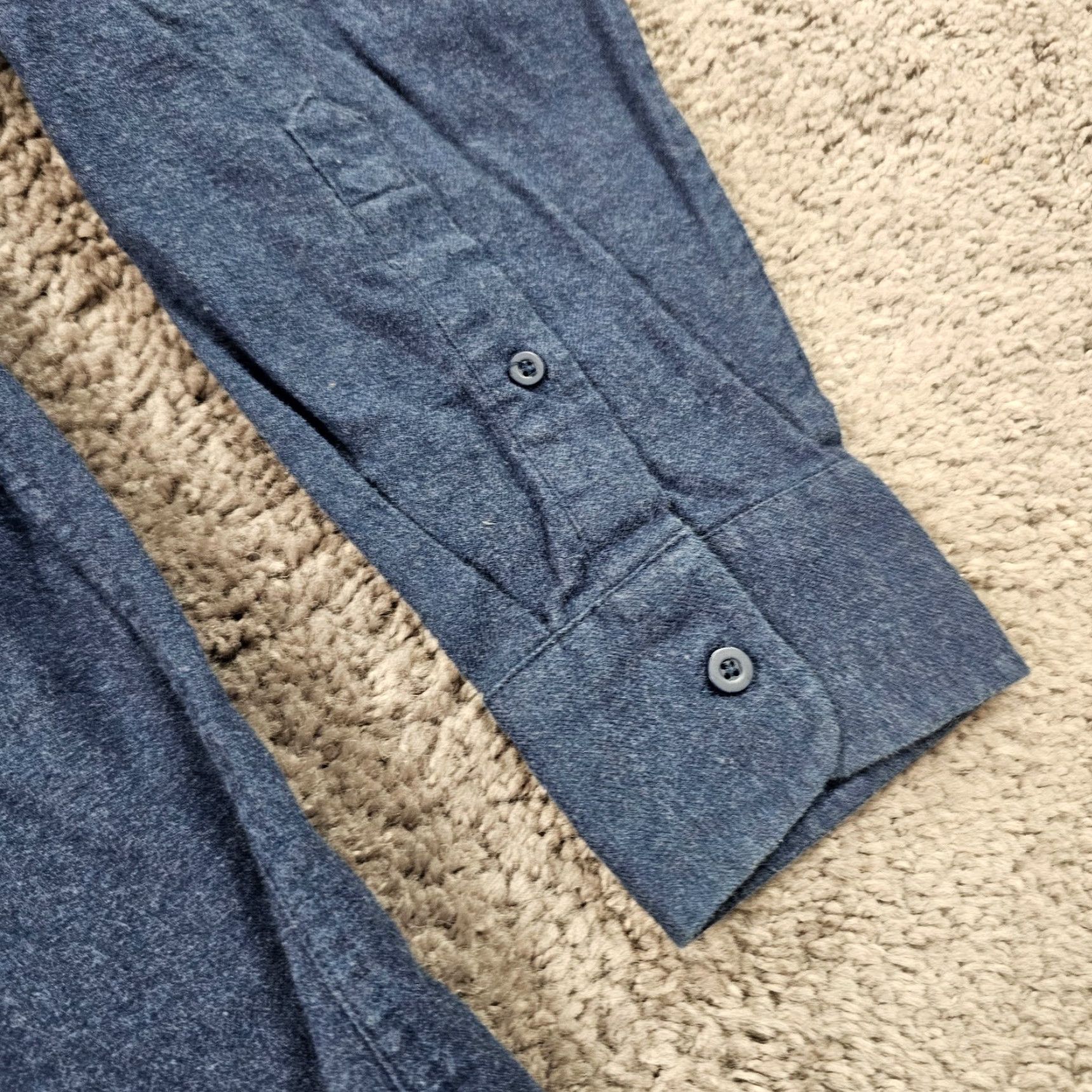 UNTUCKit UNTUCKit Shirt Mens 3XL Blue Flannel Long Sleeve Button-Up 100% Cotton Pocket Casual Womens? No, Men’s. Size US XXL / EU 58 / 5 - 3 Thumbnail