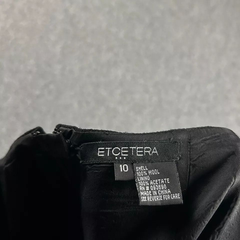 Other Etcetera Skirt Womens 10 Midi Straight Pencil 100% Wool Size 32" / US 10 / IT 46 - 7 Thumbnail