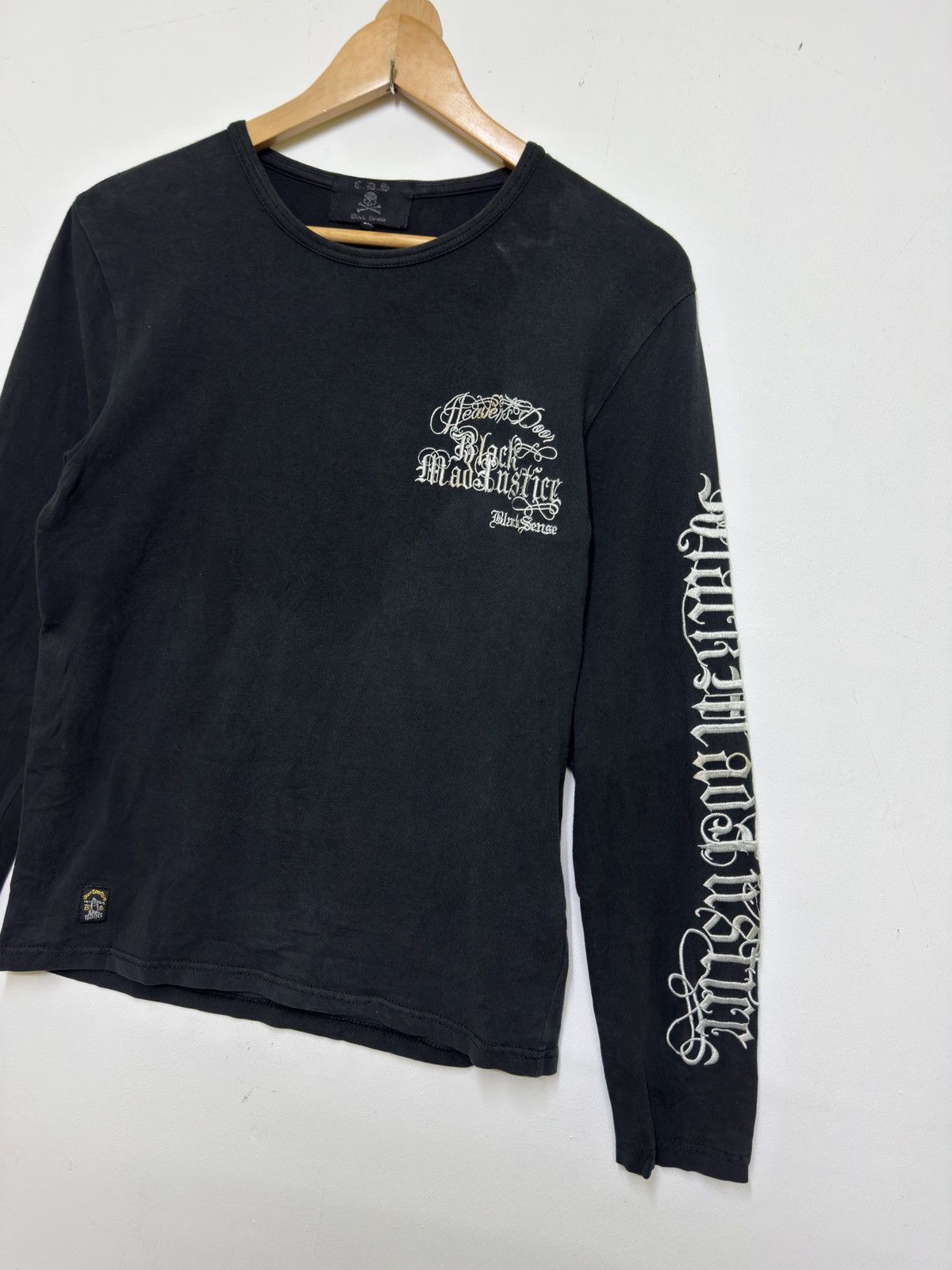 Vanson Leathers CDS BlackSense Praying Hands Gothic Long Sleeve Tee Size US XS / EU 42 / 0 - 4 Thumbnail