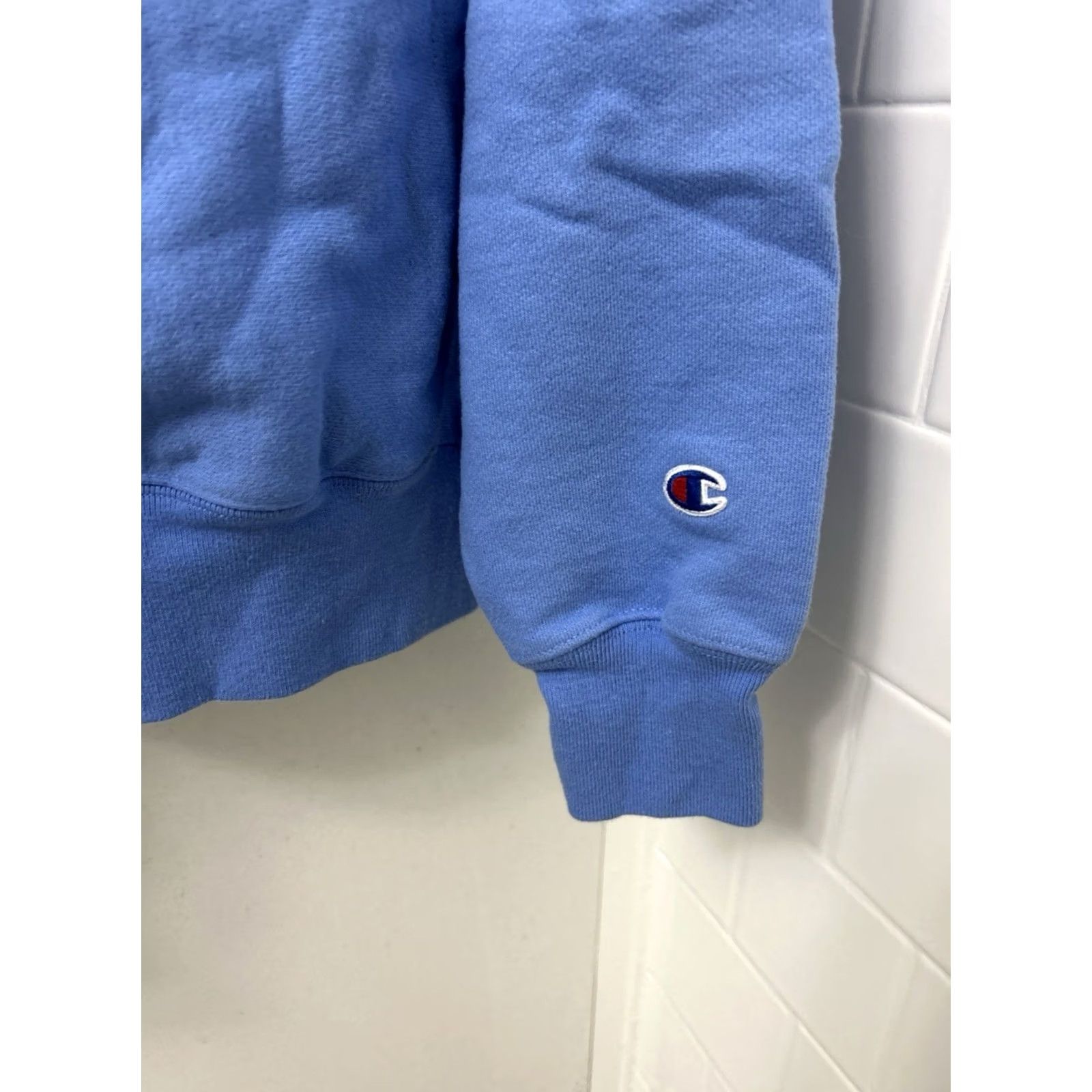 Champion Champion Reverse Weave Hoodie Mens Large Blue Cheyney College Logo Pullover Size US L / EU 52-54 / 3 - 6 Thumbnail