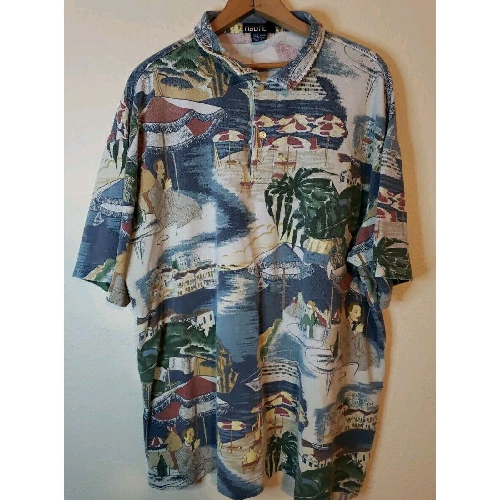 Nautica Nautica Shirt Men’s XL CRUISE SHIP vacation Beach Size US XL / EU 56 / 4 - 1 Thumbnail