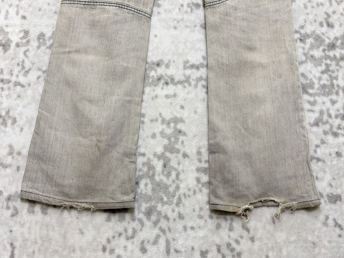 If Six Was Nine Flare Rupert Edge Distressed Reconstructed Panelled Jeans Size US 31 - 12 Thumbnail