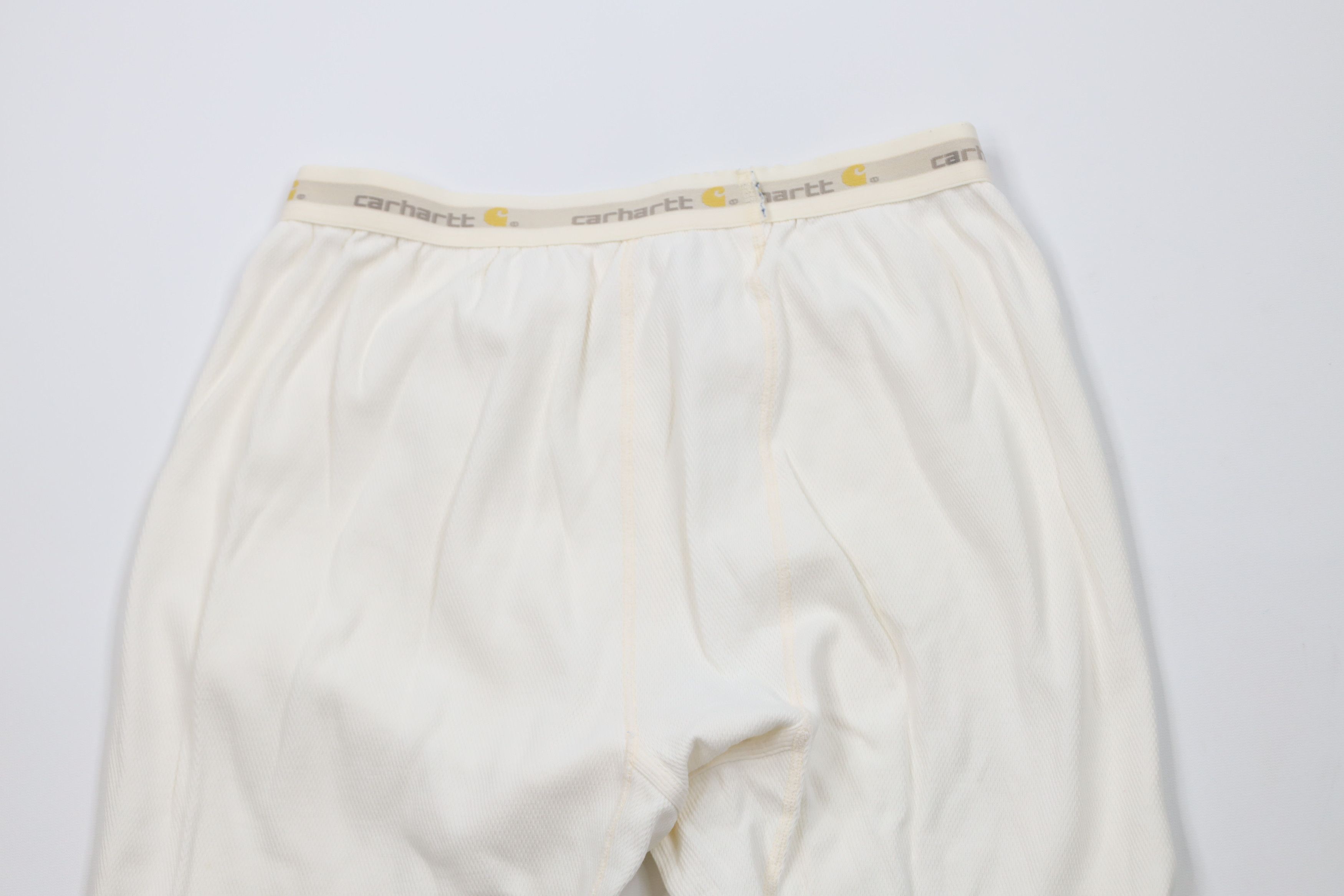 Carhartt Vintage Carhartt Thermal Waffle Knit Base Layer Pants Cream Size US 36 / EU 52 - 11 Thumbnail