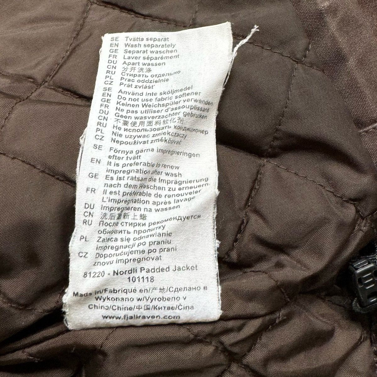 Fjallraven Fjallraven Nordli Padded G-1000 Jacket Waxed Wax Men’s S Size US S / EU 44-46 / 1 - 9 Thumbnail