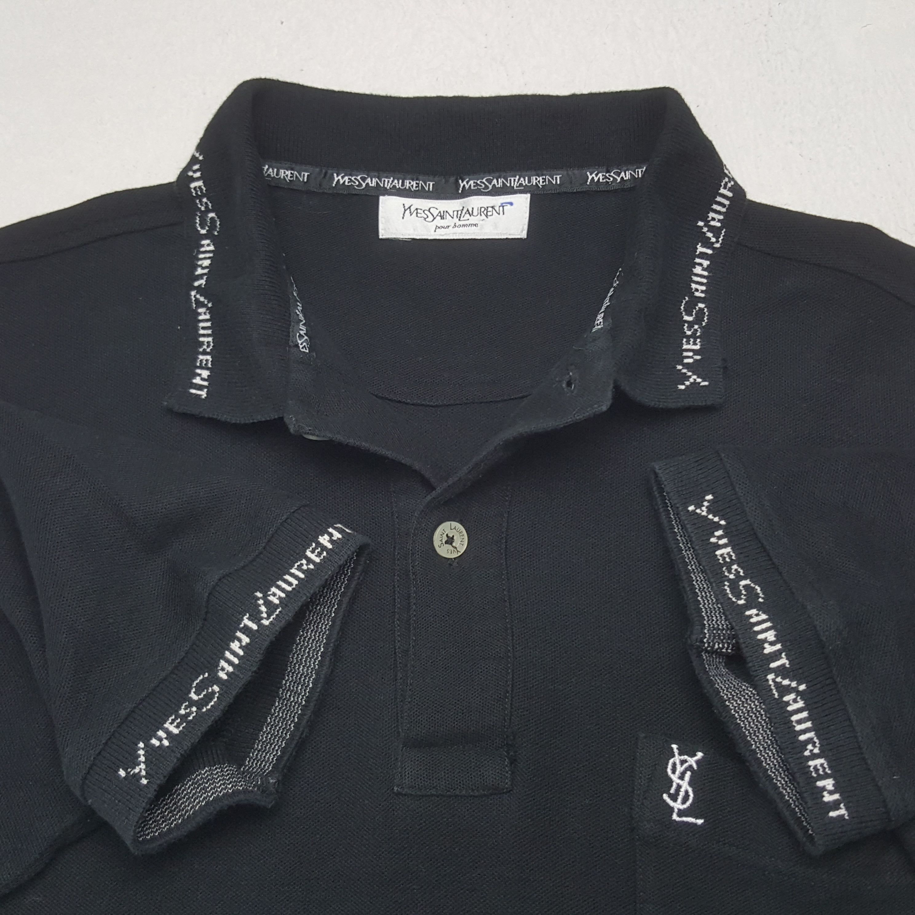 Yves Saint Laurent Vintage Yves Saint Laurent Designer Brand Polos C294N7 Size US M / EU 48-50 / 2 - 5 Thumbnail