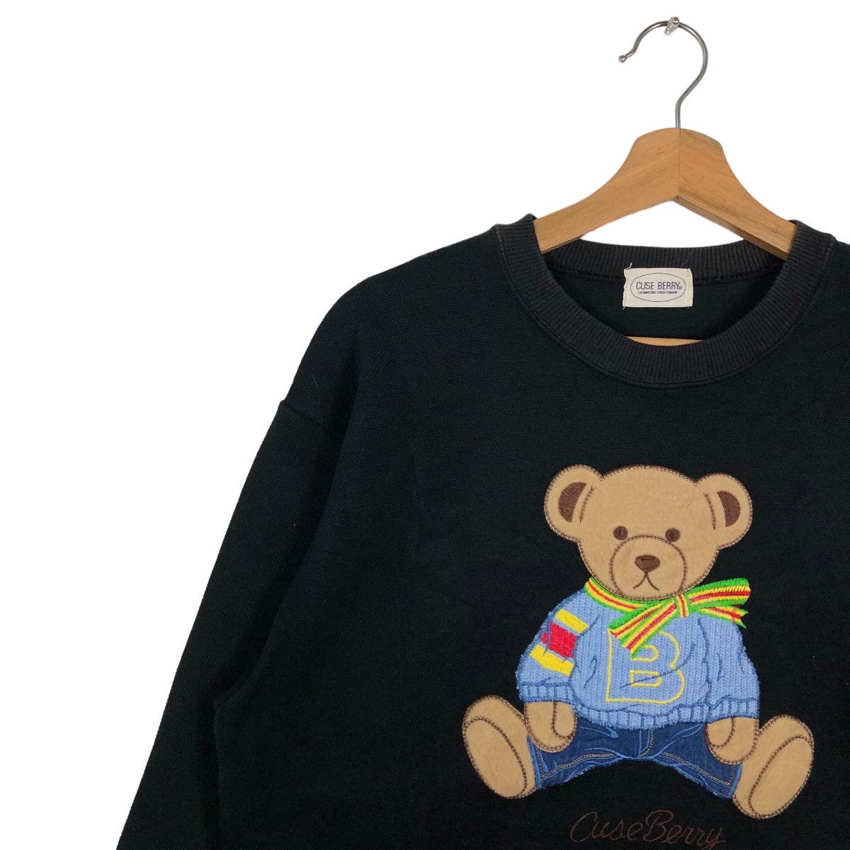 Hysteric Glamour 🔥Vintage Cuse Berry Cartoon Bear Big Logo Sweatshirt Size US M / EU 48-50 / 2 - 7 Thumbnail