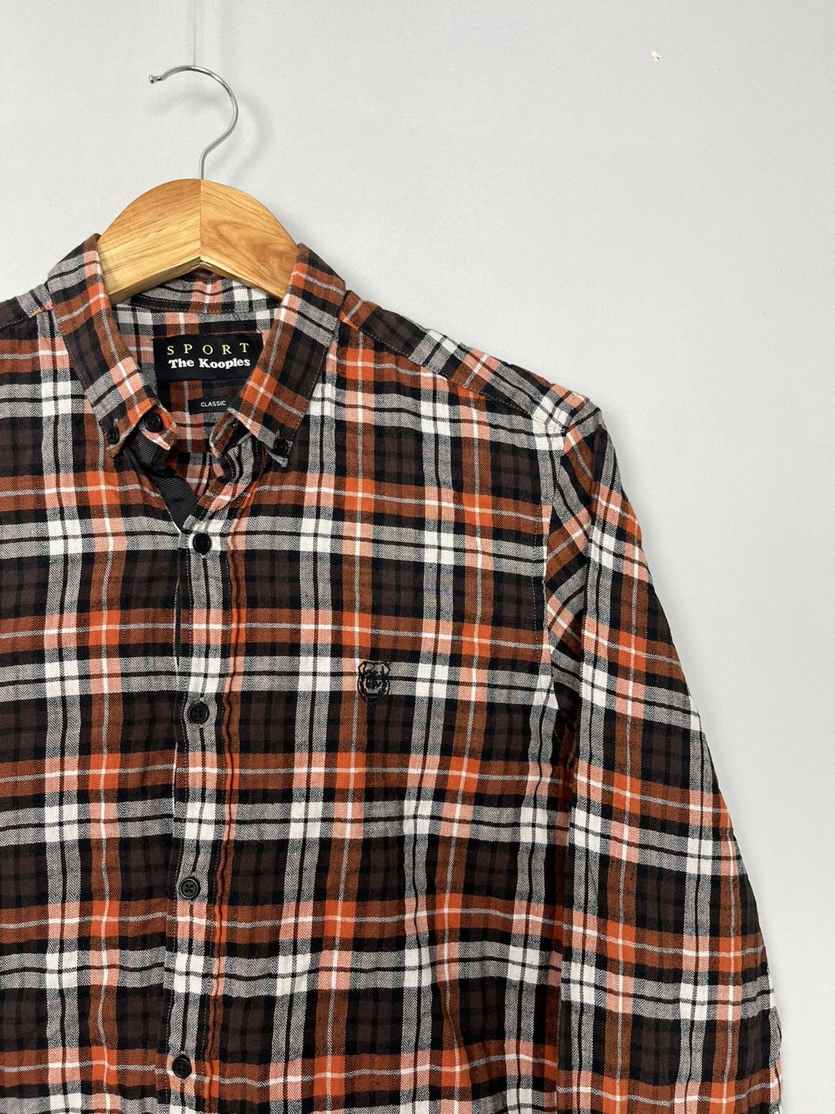 The Kooples The Kooples Sport Plaid Classic Fit Long Sleeve Shirt Size US S / EU 44-46 / 1 - 3 Thumbnail