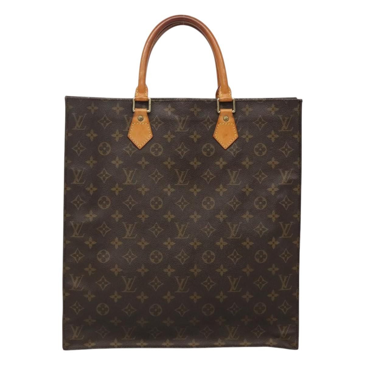Louis Vuitton LOUIS VUITTON Monogram Sac Plat Hand Bag M51140 Size ONE SIZE - 13 Thumbnail