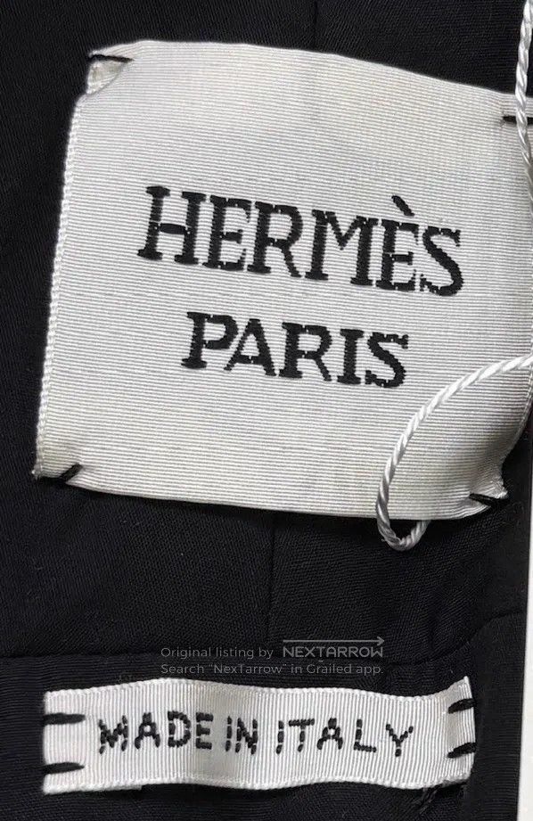 Hermes Hermes Black Embroidered Jacket Size XS / US 0-2 / IT 36-38 - 6 Thumbnail