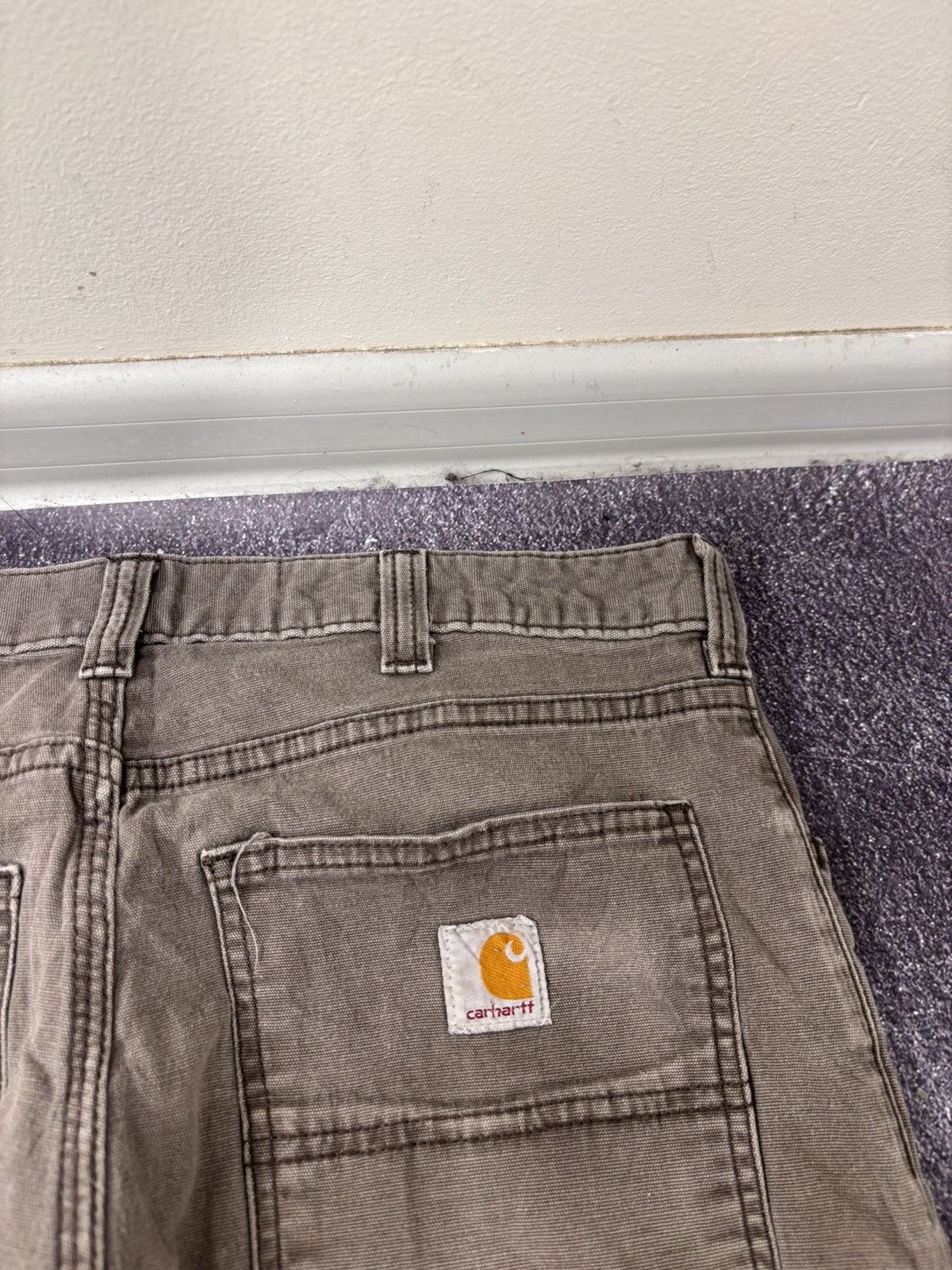 Carhartt Vintage Carhartt Relaxed Fit Khaki Brown Work Pants Trousers Size US 33 - 6 Thumbnail