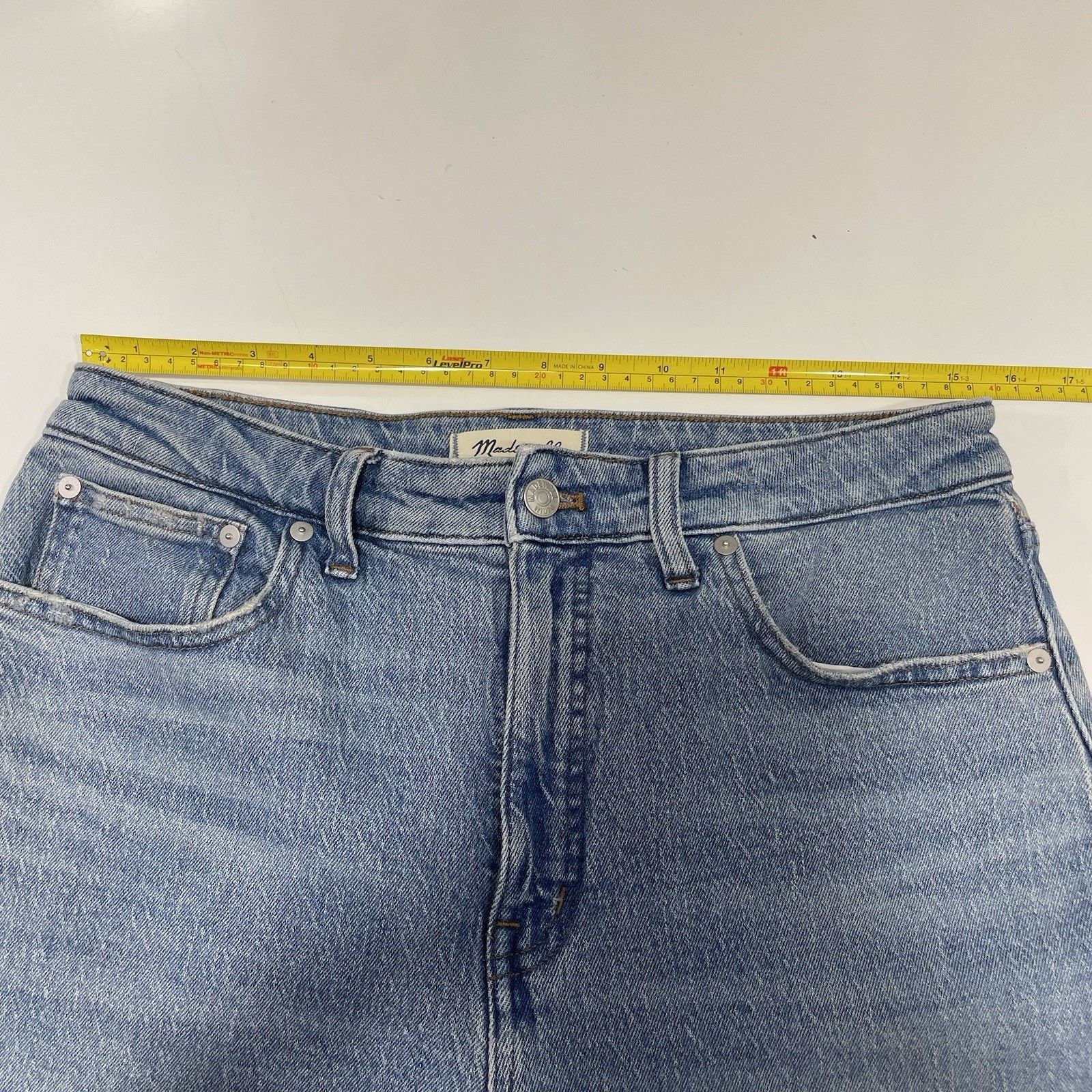 Madewell Madewell The Perfect VTG Straight Jeans Women's 30x29 Blue Size 30" / US 8 / IT 44 - 5 Thumbnail