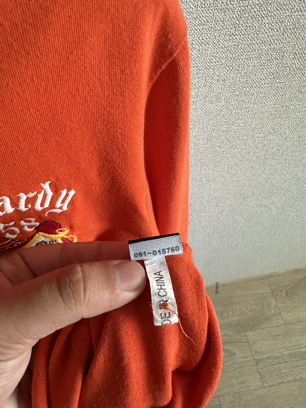 Christian Audigier Vintage Ed Hardy Netherlands Rugby Style Jersey Size US L / EU 52-54 / 3 - 21 Thumbnail