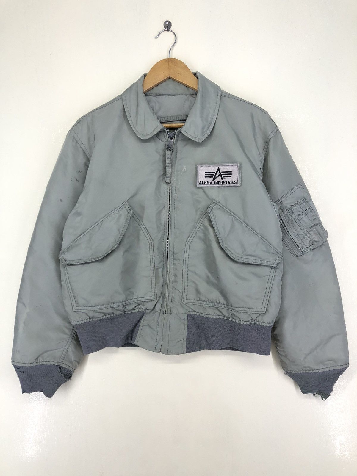 Alpha Industries CWU 45 Bomber Jacket voor heren Rep.Blue