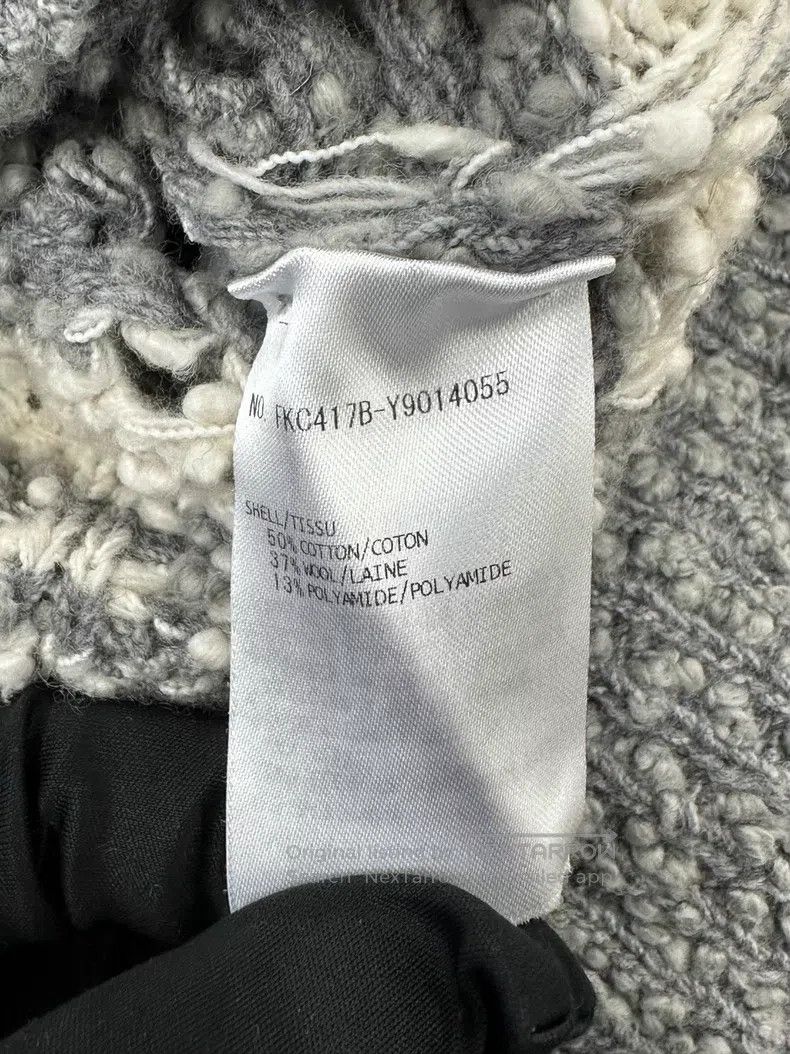 Thom Browne Thom Browne Grey and White Striped Knit Open-Cardigan Size S / US 4 / IT 40 - 4 Thumbnail