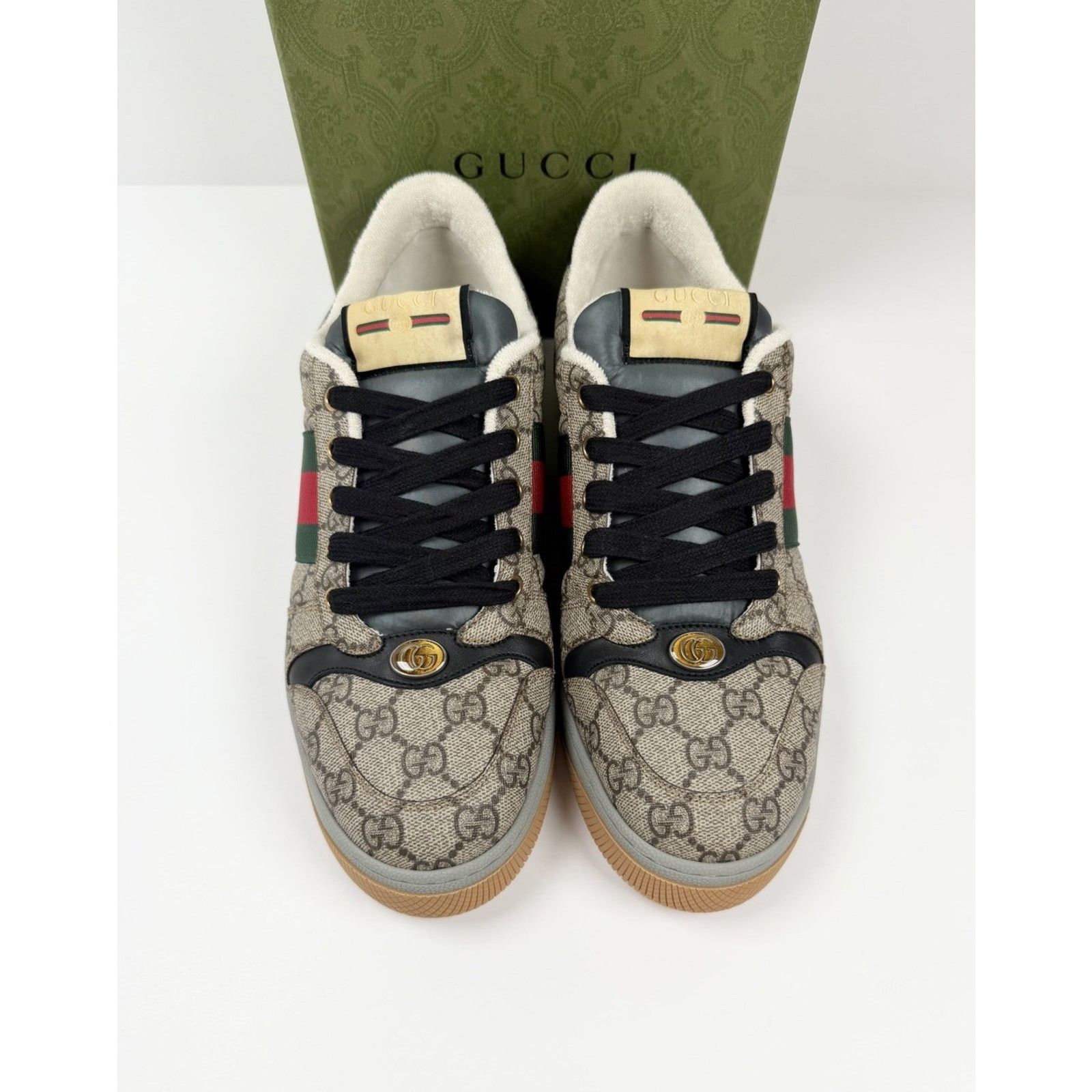 Gucci Size 8.5US - Gucci Screener Beige Monogram NEW/RETAIL $1.1K! Size US 8.5 / EU 41-42 - 3 Thumbnail