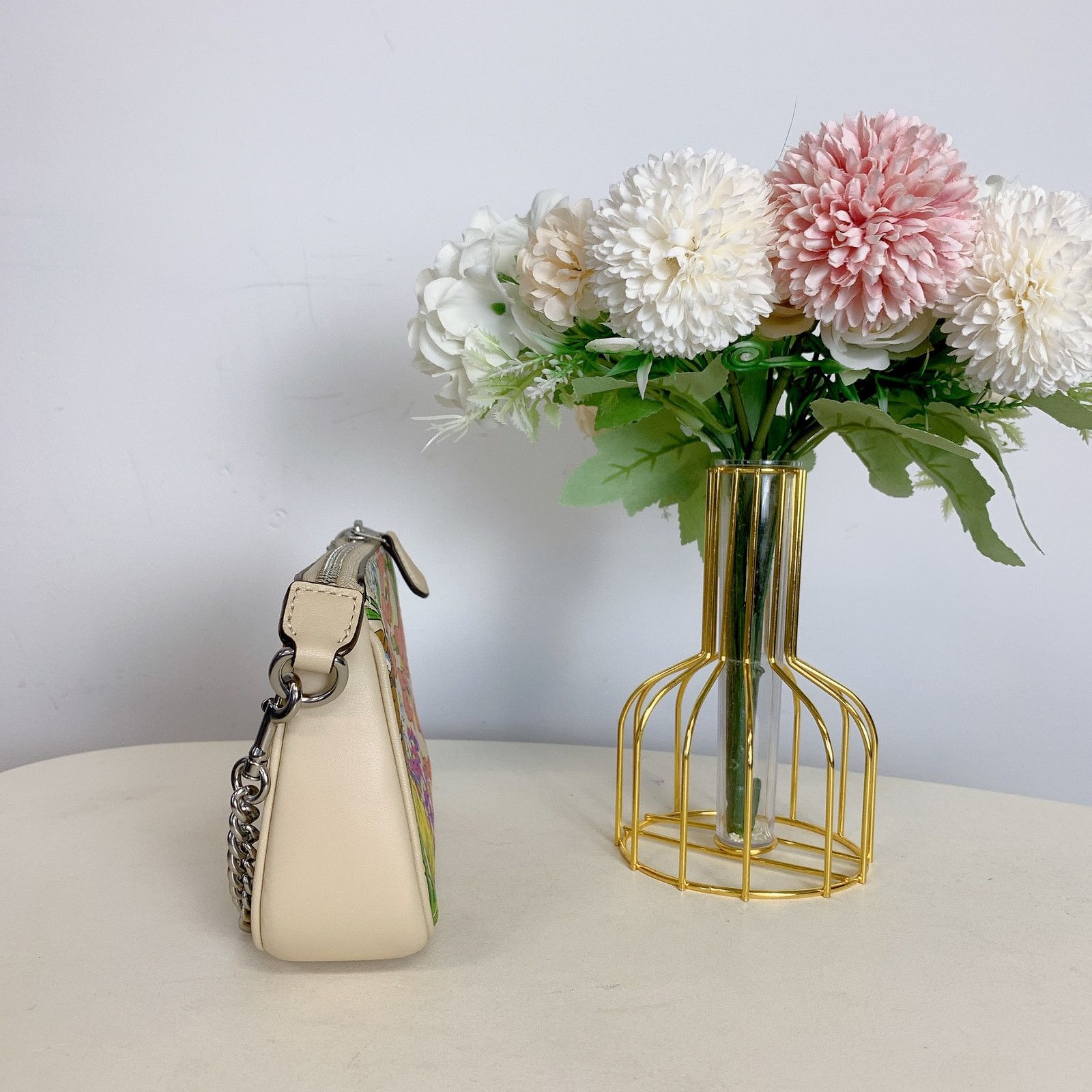 Coach COACH CR365 NOLITA 19 WITH FLORAL PRINT IN IVORY MULTI Size ONE SIZE - 4 Thumbnail