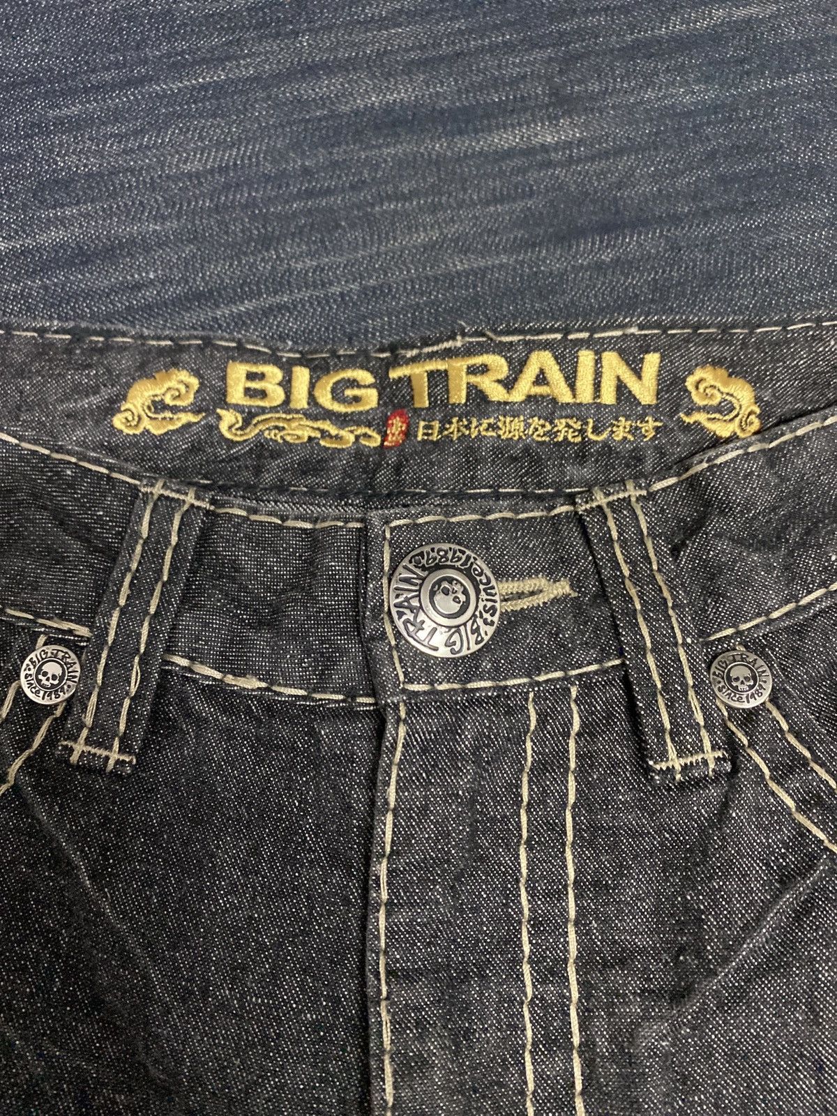 Japanese Brand Big Train Japanese Denim Jeans Heavy Stitch Style Size US 32 / EU 48 - 9 Thumbnail