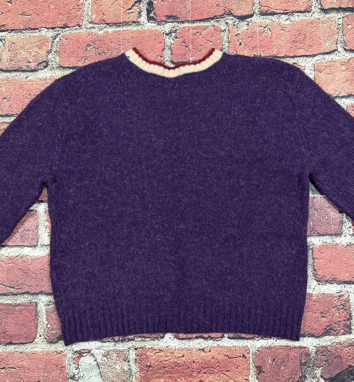 Abercrombie & Fitch Vintage Abercrombie Fitch Shetland Wool Sweater Letterman Size M / US 6-8 / IT 42-44 - 4 Thumbnail