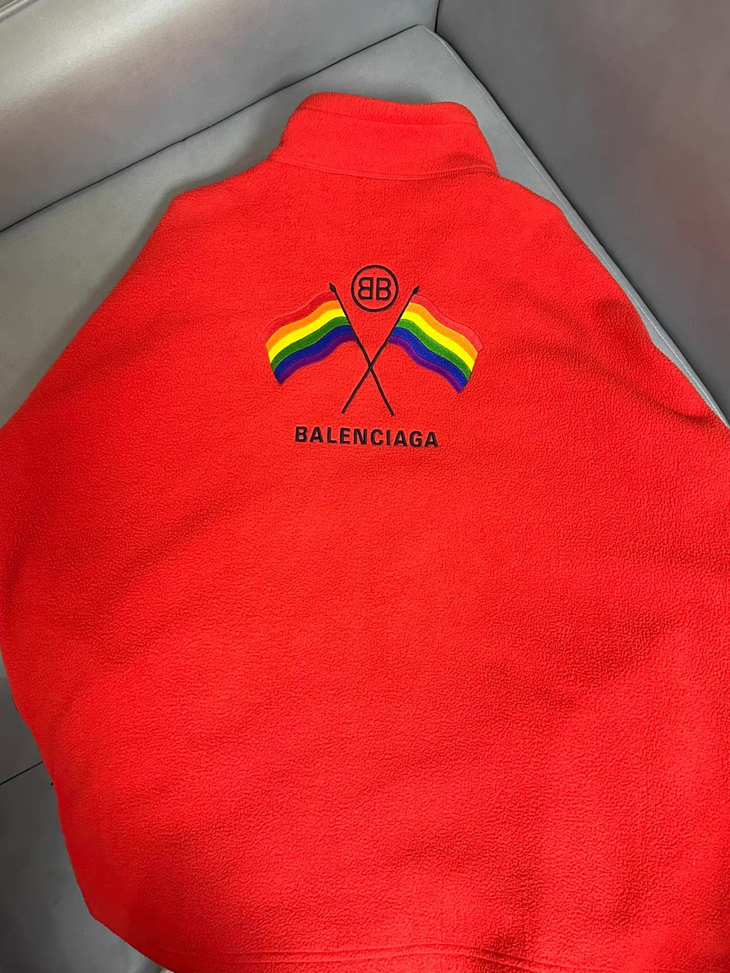 Balenciaga Balenciaga Flag Fleece Ｑ20 Size US L / EU 52-54 / 3 - 2 Thumbnail