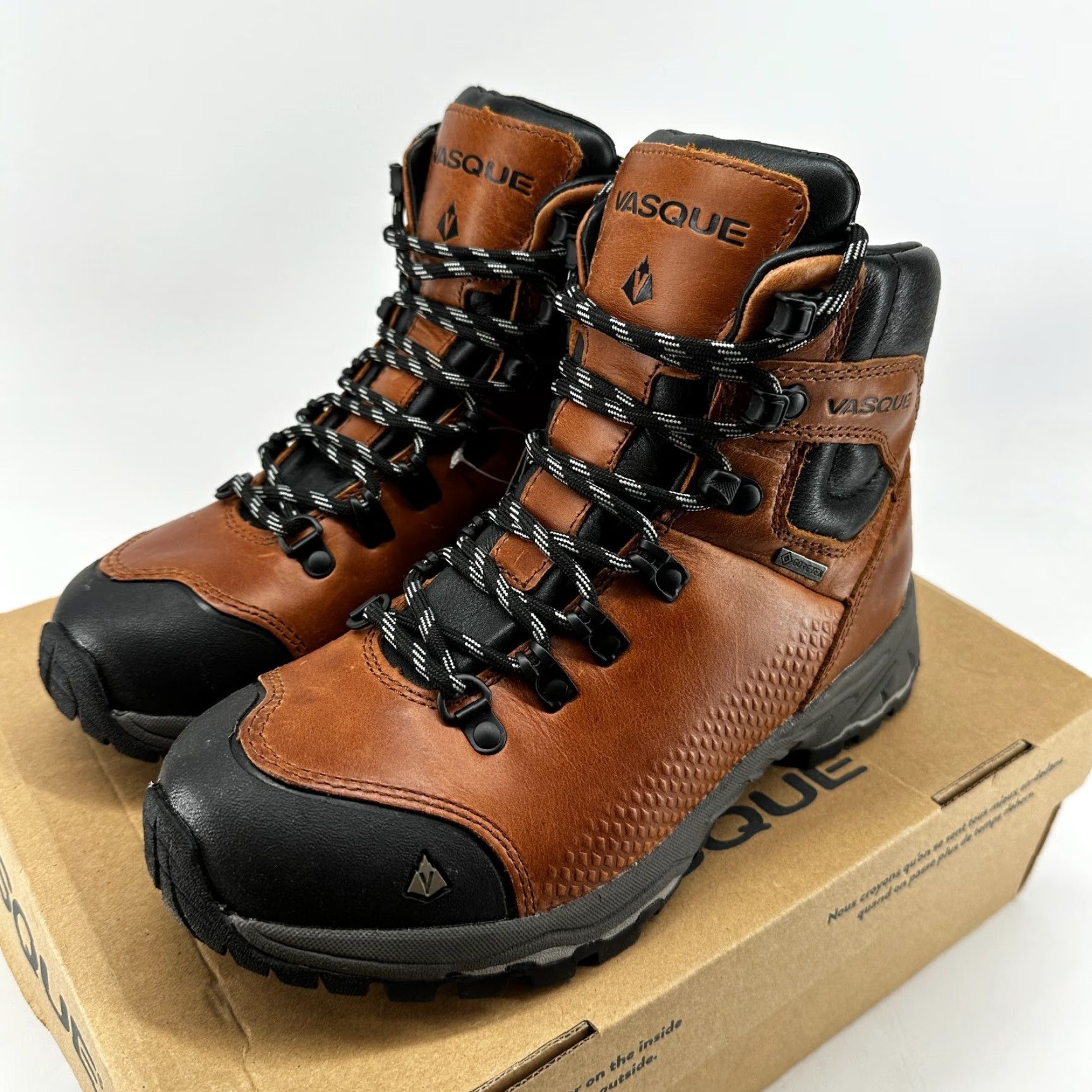 Vasque Vasque Women's St Elias FG GTX Brown Lace Up Ankle Hiking Boot Size 7M Size US 5 / IT 35 - 2 Thumbnail