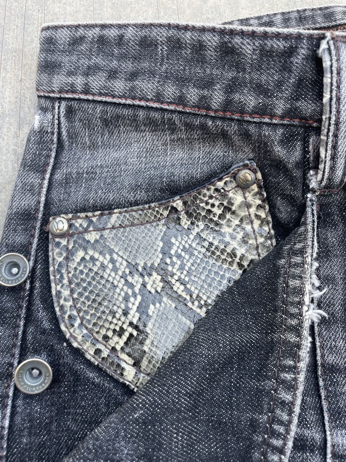 Obelisk 💥RARE💥2000s NICOLE CLUB FOR MEN PYTHON FLARE ARCHIVE PUNK Size US 31 - 5 Thumbnail