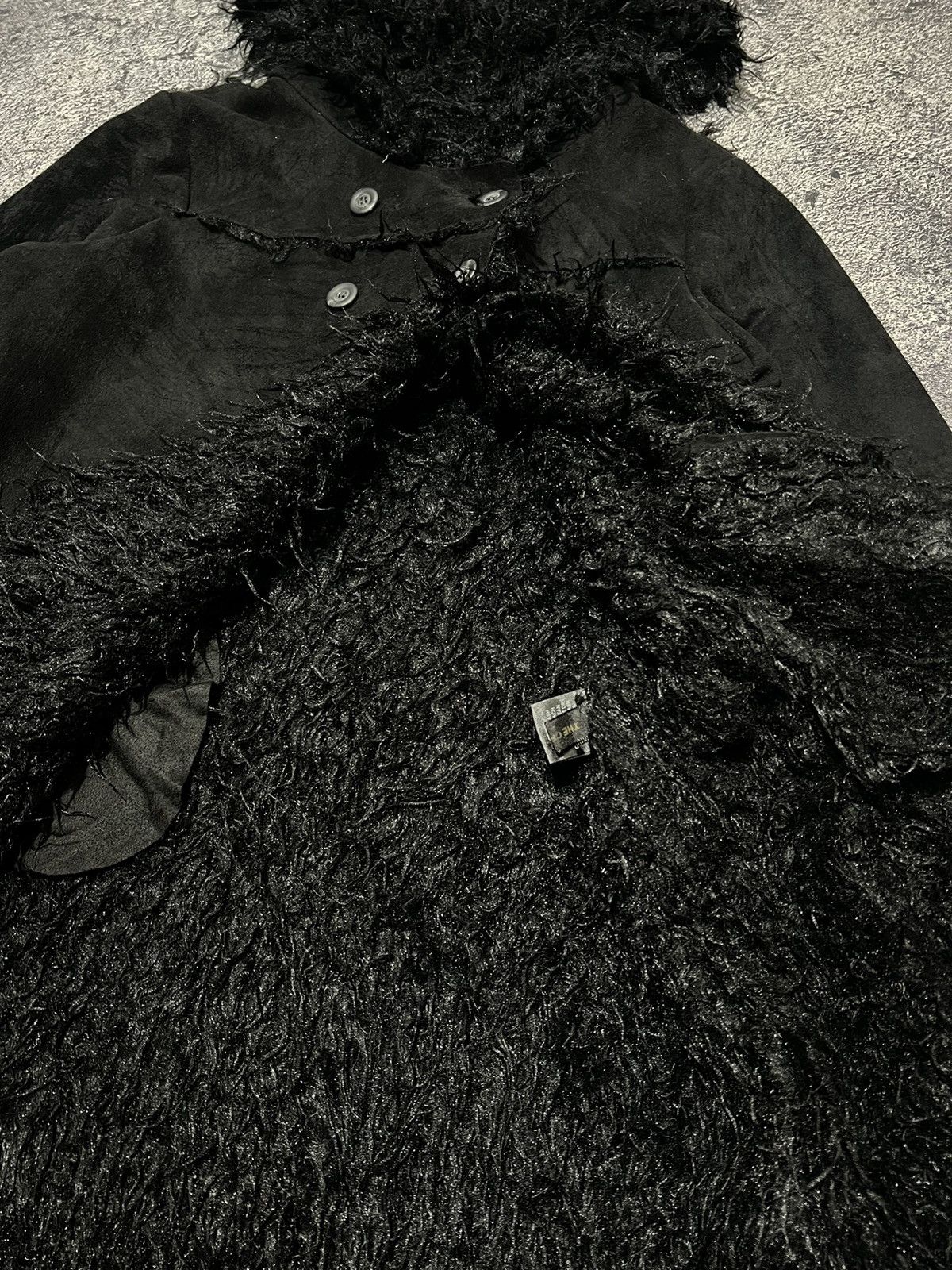 If Six Was Nine 2000s Archival Hysteric Opium Fur Mohair Wax Coat y2k Lgb Size US M / EU 48-50 / 2 - 3 Thumbnail