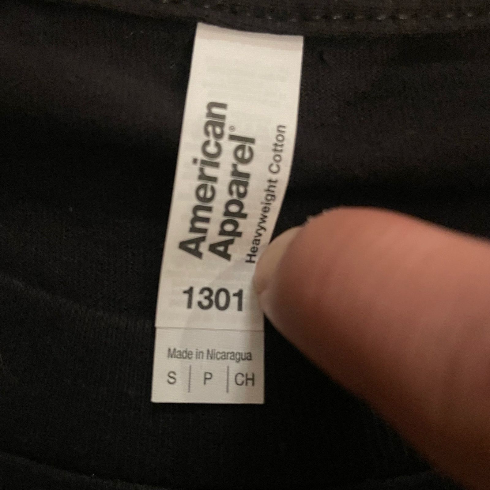 American Apparel One Life Crew Crime Ridden Society Shirt hardcore sxe merch Size US S / EU 44-46 / 1 - 2 Thumbnail
