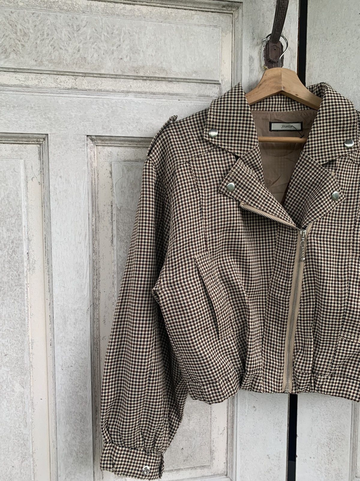 Japanese Brand Rarely Jouetie Double Collar Punk Jacket Size S / US 4 / IT 40 - 3 Thumbnail